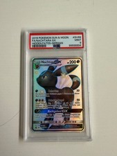 Nachtara GX SV69/SV94 Verborgenes Schicksal - Pokemon PSA 9 Deutsch Mint