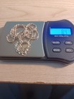 Sterling Silver " MOM " cutout Heart pendant on sterling rope chain — photo 8
