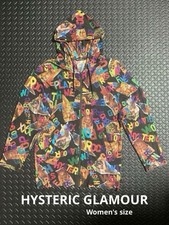 HYSTERIC GLAMOUR All-Over Print Zip-Up Hoodie Adult Women