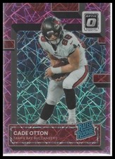 2022 Donruss Optic #293 Cade Otton Pink Velocity #/79