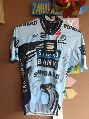 Maillot de Ciclismo Firmado por el equipo de Saxo bank.