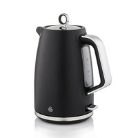 Swan Kettle 3Kw 1.7L SK14017BLK - Serenity Range Fast Boil in Matte Black