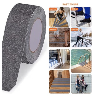 Heavy Duty Anti Slip Tape for Stairs Outdoor/Indoor Waterproof 1'' x 65 ft