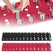 28 Identifier Nut and Bolt Thread Checker Thread Gauge Inch And Metric Screw ]