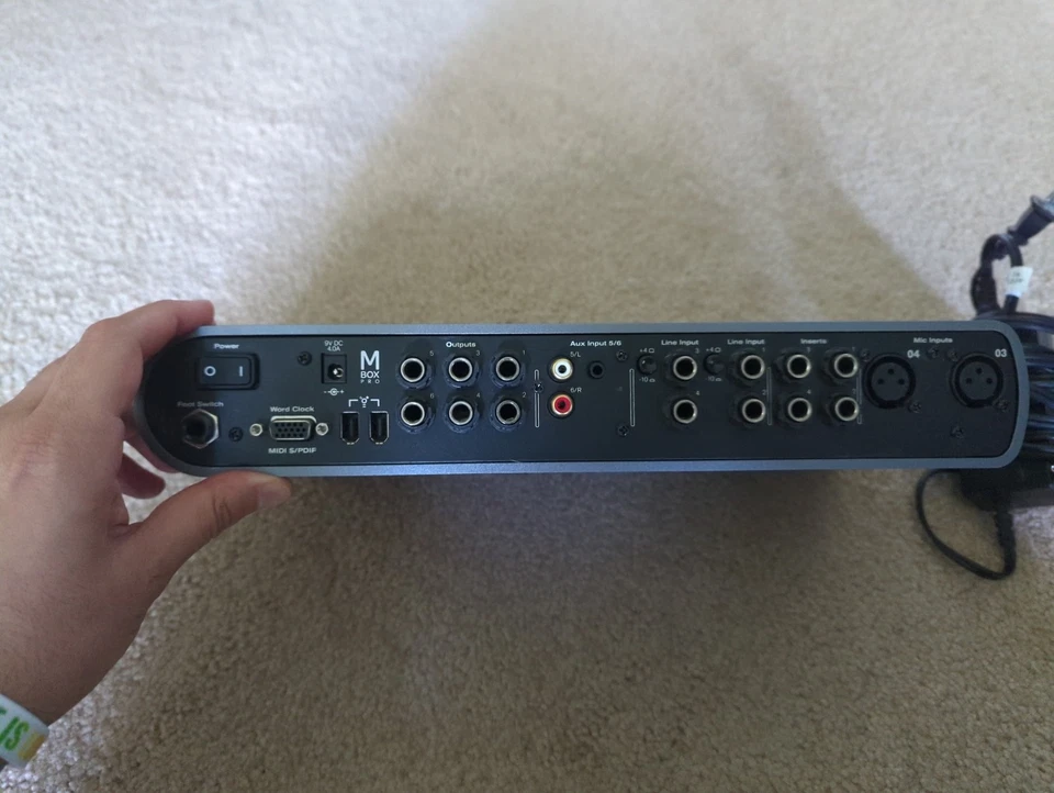 Interfaz de audio usada Avid Mbox 3 Pro alta resolución 8x8 FIREWIRE (sin software) Foto 3 de 3