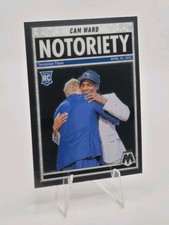 2025 Panini Mosaic Football Cam Ward Notoriety RC Tennessee Titans 