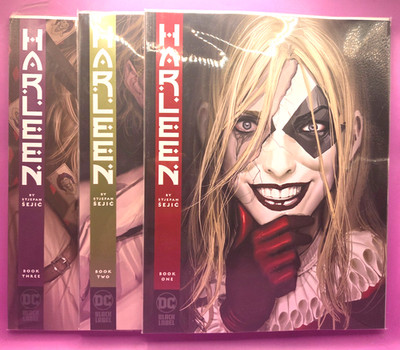 HARLEEN   #1 2 3    VF/NM  BLACK LABEL COMPLETE SET  2019  B&B COMBINE SHIPPING