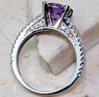2CT  Amethyst 925 Sterling Silver Ring Sz 7 U3-8 — photo 3
