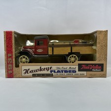 Ertle Diecast 1:34 Bank - True Value Hardware - Hawkeye Flatbed Lumber 1997 