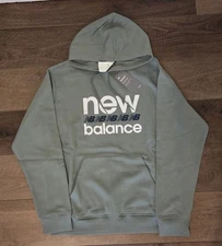New Balance Sport Graphic Pullover Hoodie Sage Green NWT