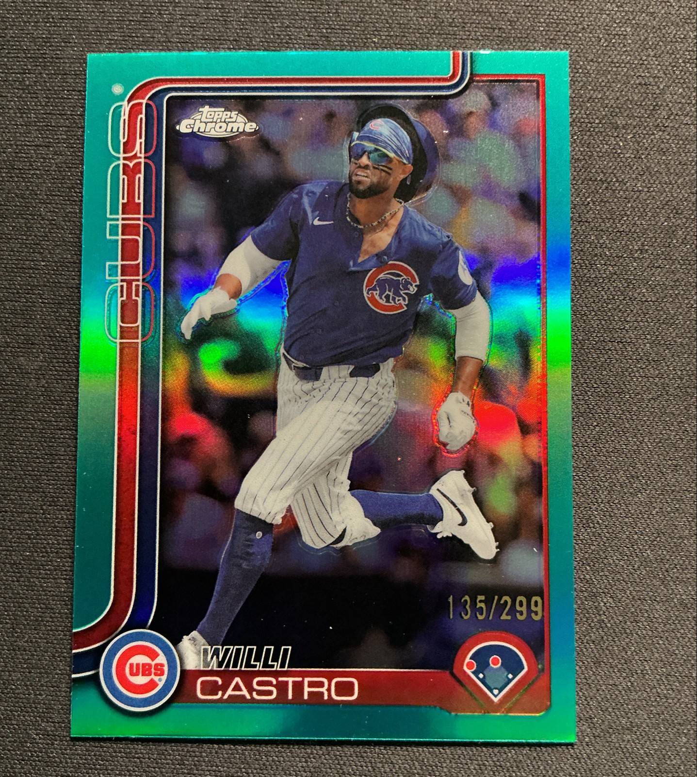 2025 Topps Chrome Update Series - Willi Castro #USC67 Teal Refractor /299