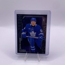 Easton Cowan Purple Fresh Foundations /349 2025-26 Metal Universe Hockey #FF-27