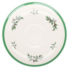 Untertasse für Frühstückstasse XL RARITÄT Spode Copeland Christmas Tree