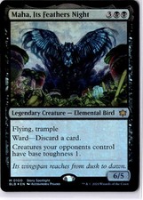 Maha, Its Feathers Night [Borderless Foil] #289 Prices | Magic