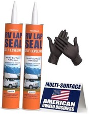  2 Pack RV Roof Sealant   10 oz Professional Self-Leveling Lap Caulk for