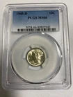 1945-D Mercury Dime PCGS MS-66 10c US Coin