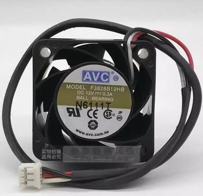 1 Pc. New F3828B12HB 3828 DC12V 0.3A 3.8CM 3-Wire   Cooling Fan #iv