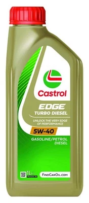 Castrol Edge Turbo Diesel 5W-40 Huile Moteur 1 Litre MB229.51 GMDexos2 RN700/710 - Photo 1/4