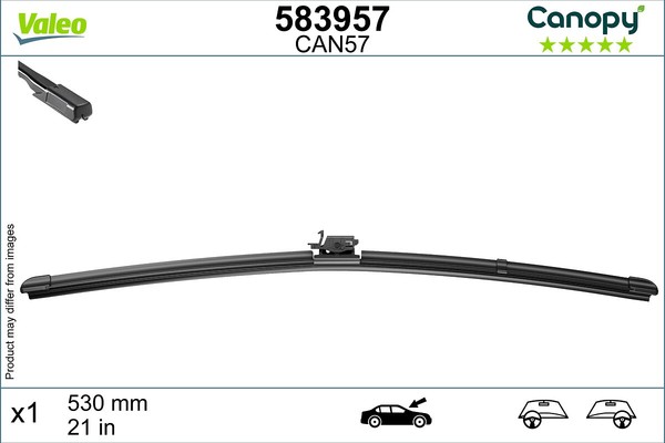 Wischblatt FÜR MERCEDES-BENZ Glb (X247), MERCEDES-BENZ Eqb (X243) - Valeo 583957-image