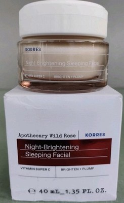 Korres Apothecary Wild Rose Night Cream 40ml 1.35oz Exp 05/2028