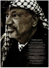 Magazine CLIPPING 1997 Yasser Arafat Profile President Palestinian Authority