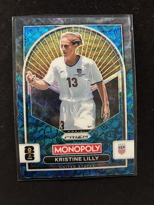 2026 Panini Prizm Monopoly World Cup Kristine Lilly Card #87 USWNT Blue Wave