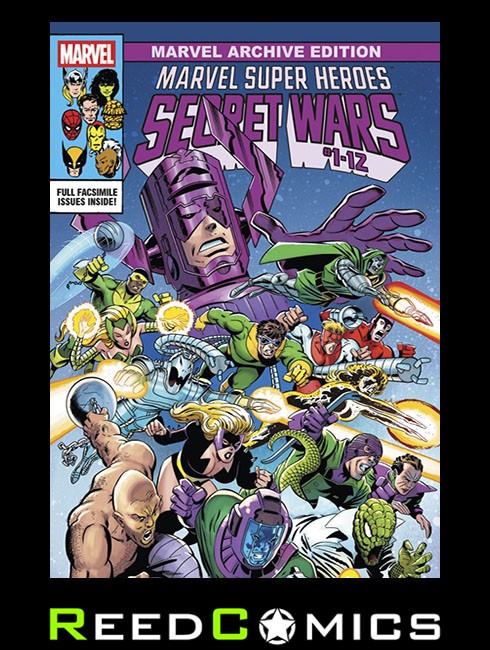 MARVEL ARCHIVE EDITION MARVEL SUPER HEROES SECRET WARS GALLERY EDITION 512 Pages