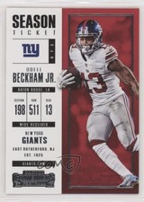 2017 Panini Contenders Season Ticket Odell Beckham Jr #81 o6n