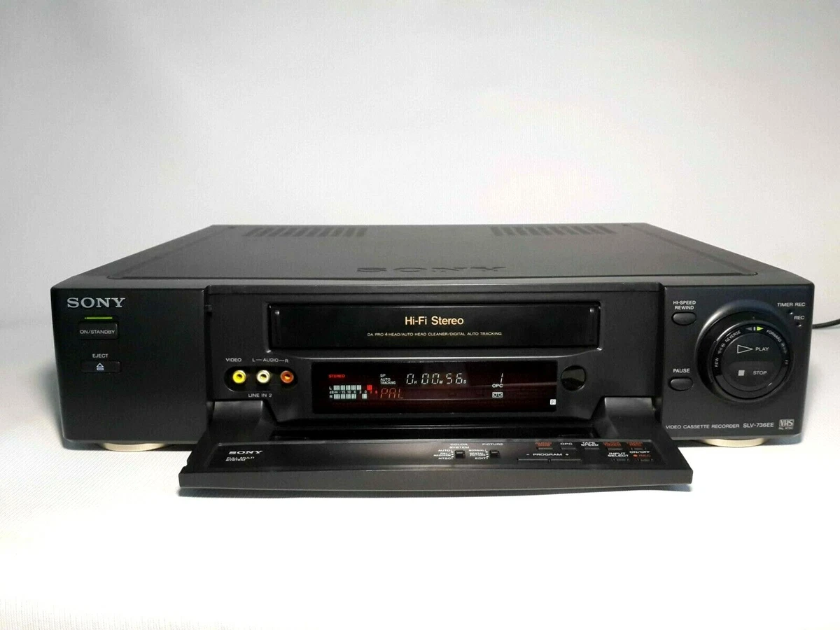 Sony SLVN60 HIFI Stereo VCR VHS Player Recorder w/ Remote & Disney