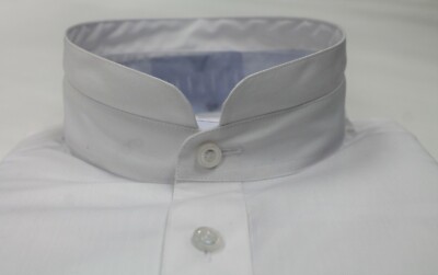 Mens White Victorian High Collar French Cuff Collarless Nehru Dress Shirt J CADO | eBay Mens White Victorian High Collar French Cuff Collarless Nehru Dress Shirt J CADO | eBay