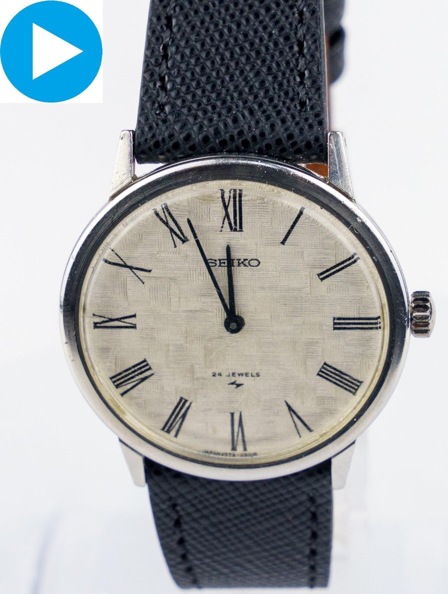 腕時計11 Seiko シャリオ2559-0180 Seiko Chario 2559-0180 guilloch? pattern manual winding 24J