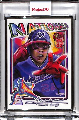 2021 TOPPS PROJECT 70 #364 JUAN SOTO BY EFDOT P70 AP SILVER FRAME 50/51