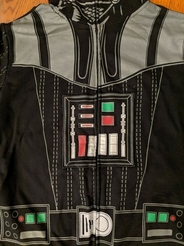 Original STAR WARS Darth Vader New Costume Hoodie, Black, Unisex, Size M (38-40) - Picture 4 of 8