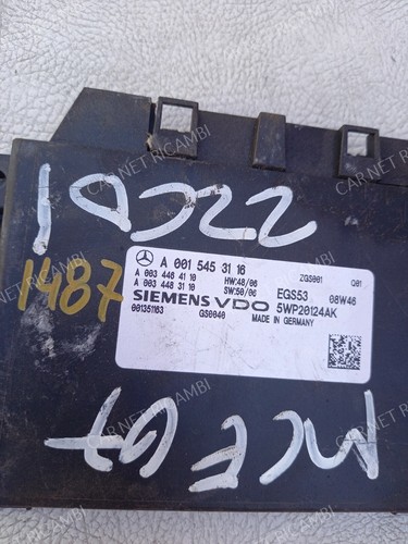 A0015453116 STEUERGERÄT AUTOMATIKGETRIEBE MERCEDES-BENZ E W211 SIEMENS 5WP20124AK - Bild 2 von 24