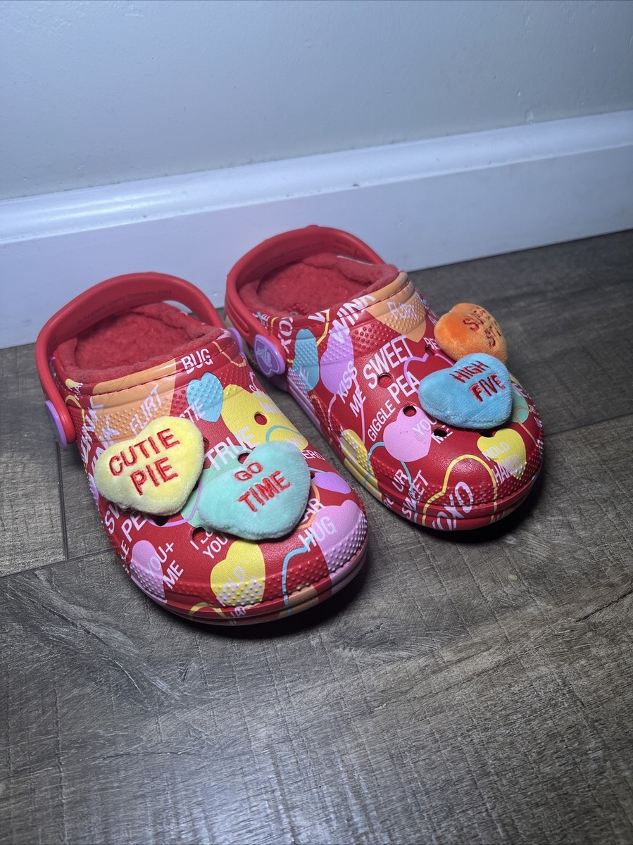 Crocs Sweethearts x Crocs Classic Clogs Size C11 Valentines Day