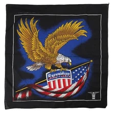 Vintage Easy Rider Bald Eagle American Flag Bandana