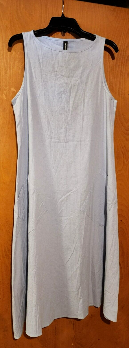 Just Fashion Now NWT Women's Periwinkle Sleeveless Wide Strap Maxi Dress Sz  S
