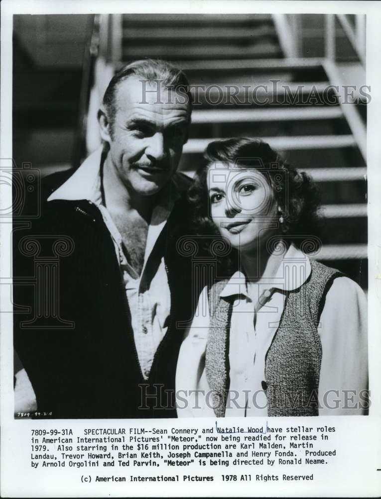 1978 Press Photo Sean Connery and Natalie Wood Starring in 