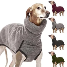 Pet High Collar Jumper Sweater Winter Dog Clothes Coat Jacket Warm Clothing 