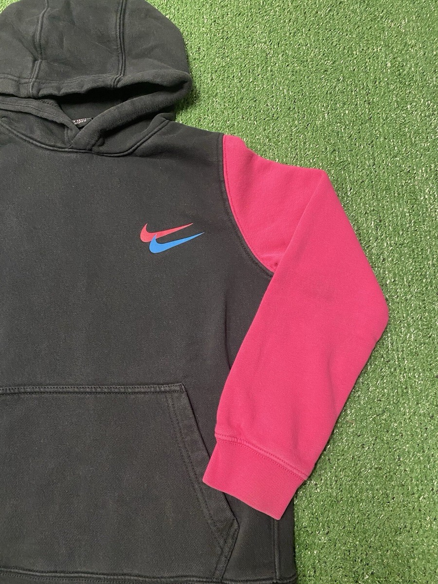 nike city brights hoodie pink and blue