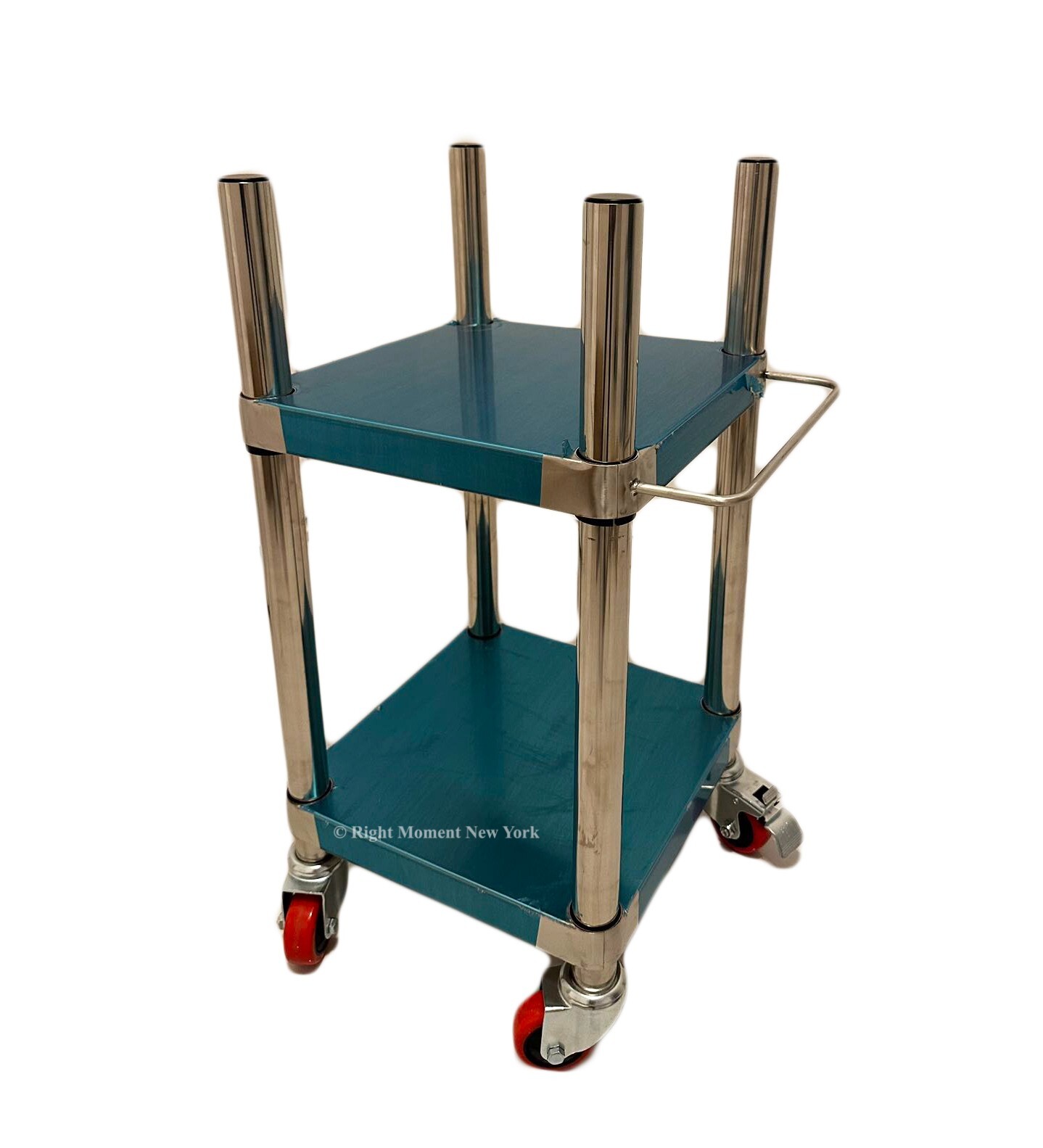 14"W Commercial/Restaurant Rice Warmer Stand with Wheels, 2 Brakes & Handle
