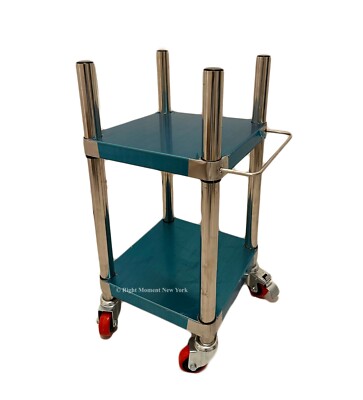 14''W Commercial/Restaurant Rice Warmer Stand with Wheels, 2 Brakes & Handle