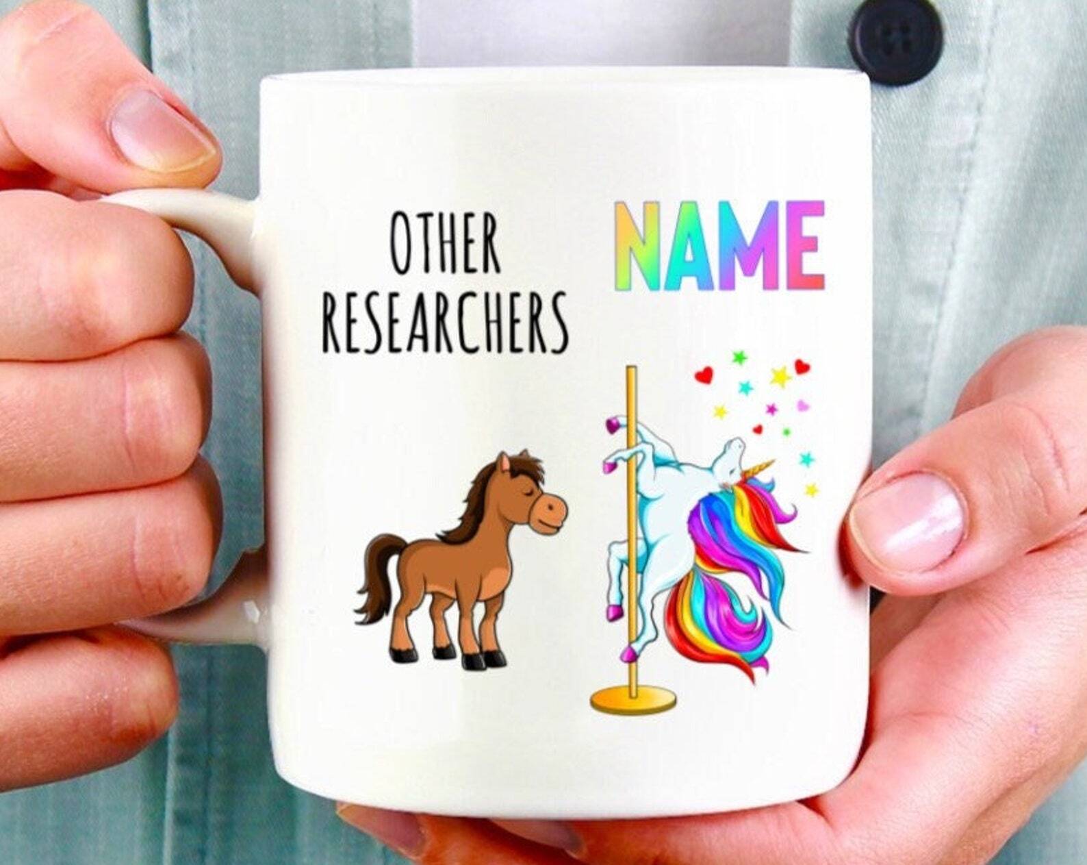 Researcher Gift • Researcher Mug • Researcher Coffee Mug • Researcher Cup