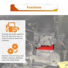 Throttle Body Spacer Fits for Jeep TJ LJ YJ XJ MJ 4.0L 2.5L Engine