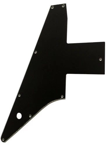 Pickguard For Gibson Explorer 76 Reissue Style Guitar-3-Ply-BLACK