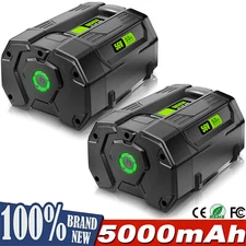 2X For EGO POWER+ 56V 56Volt 5.0AH Battery Lithium Ion BA2240T BA2800T BA1400T