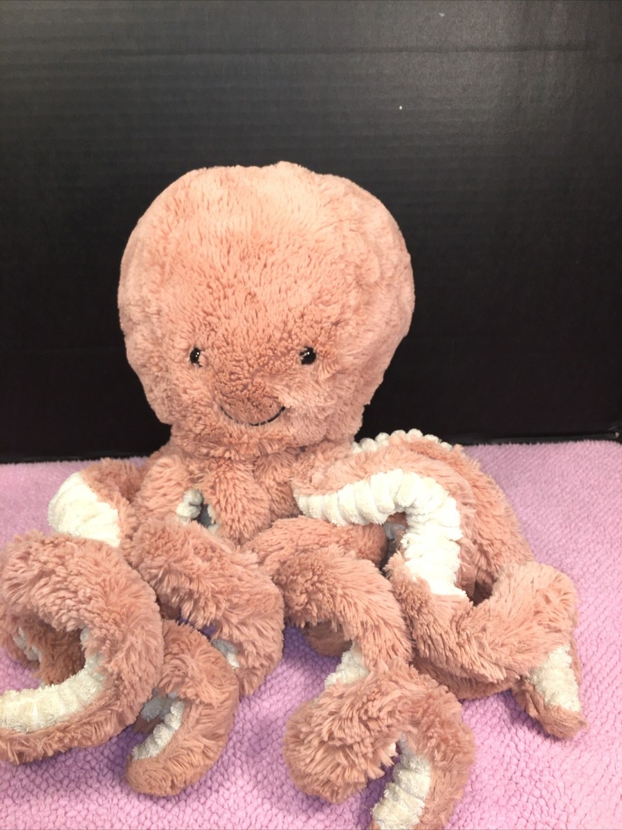 VGUC-22” Jellycat Odell Octopus Plush Apricot Peach Stuffed | eBay