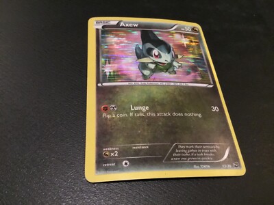 Axew - Lunge- Holo Rare Pokmon Card 2012 | eBay Axew - Lunge- Holo Rare Pokmon Card 2012 | eBay