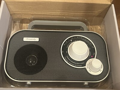 AM FM Portable Radio Grey Dreamsky DS216 Plug-In Or Battery Indoor Outdoor