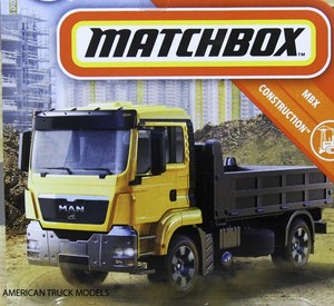 matchbox man tgs dump truck